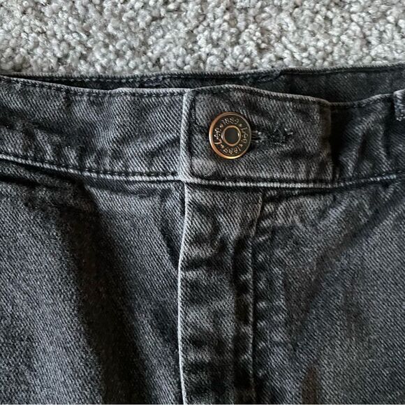Lee Relaxed Straight Leg Mid Rise Women’s Jeans in Black Denim size 12 Short - Picture 4 of 10